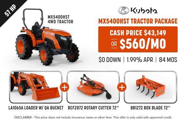 MX5400HST Tractor Package