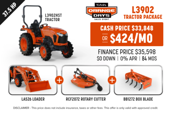 Updated L3902 Tractor Packages